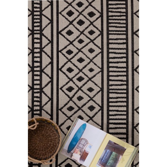 ΨΑΘΑ FLOX BLACK 3603W ROYAL CARPET - 160 X 235 CM