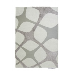 ΧΑΛΙ TOSCANA SHAGGY INNO WHITE SILVER ROYAL CARPET - 140 X 200 CM