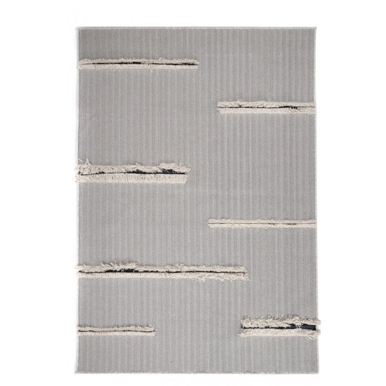 ΧΑΛΙ NATUREL 1026 BLACK COTTON ROYAL CARPET - 200 X 250 CM