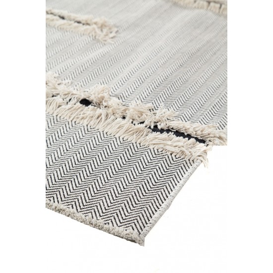 ΧΑΛΙ NATUREL 1026 BLACK COTTON ROYAL CARPET - 200 X 250 CM