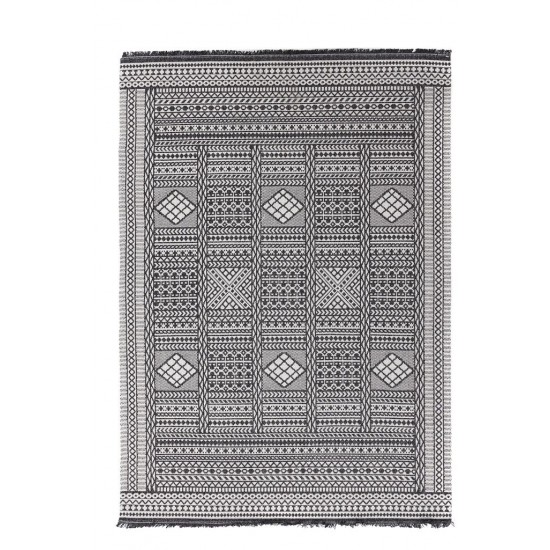 ΧΑΛΙ CASA COTTON BLACK 22094 ROYAL CARPET - 127 X 190 CM