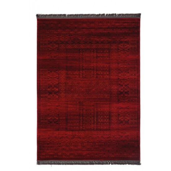 ΚΛΑΣΙΚΟ ΧΑΛΙ AFGAN 7504H D.RED ROYAL CARPET - 133 X 190 CM