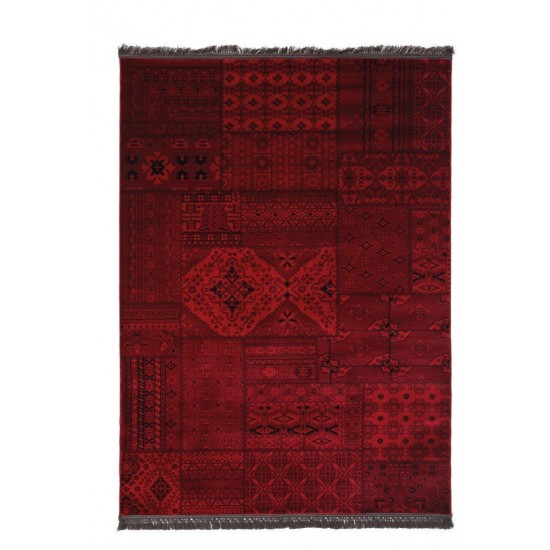 ΚΛΑΣΙΚΟ ΧΑΛΙ AFGAN 7675A D.RED ROYAL CARPET - 200 X 250 CM