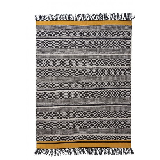 ΧΑΛΙ URBAN COTTON KILIM AMELIA CHAI TEA ROYAL CARPET - 160 X 230 CM