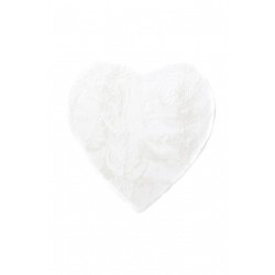 ΠΑΙΔΙΚΟ ΧΑΛΙ BUNNY KIDS HEART WHITE ROYAL CARPET - 100 X 100 CM