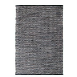 ΧΑΛΙ URBAN COTTON KILIM VENZA BLACK ROYAL CARPET - 130 X 190 CM