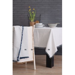 ΡΟΜ ΡΟΜ - ΤΡΑΠΕΖΟΜΑΝΤΗΛΟ ΓΚΡΙ 140X220