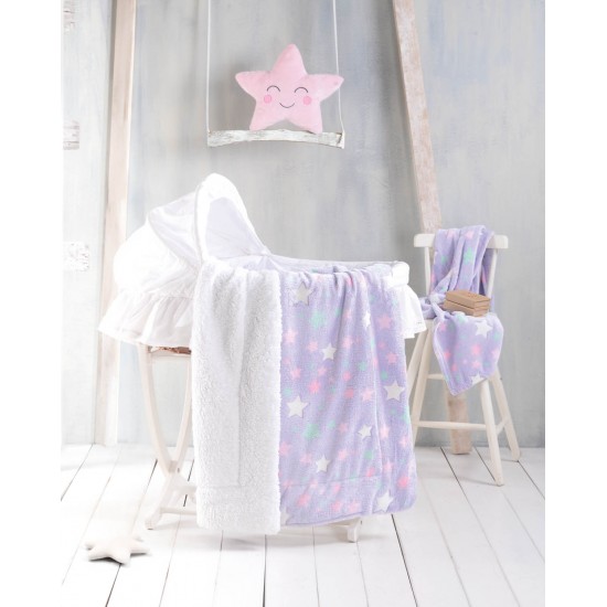 STARDAY - ΚΟΥΒΕΡΤΑ ΑΓΚΑΛΙΑΣ LUMINUS (FLANNEL FLEECE ΜΕ SHERPA)