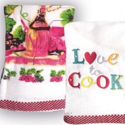 LOVE TO COOK - ΣΕΤ ΠΕΤΣΕΤΕΣ ΚΟΥΖΙΝΑΣ 2ΤΕΜ ΒΕΛΟΥΤΕ