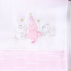 ELEPHANT FRIENDS POZ - ΣΕΤ ΣΕΝΤΟΝΙΑ ΒΡΕΦΙΚΑ ΦΑΝΕΛΑ 3 ΤΕΜ. ΜΕ KENTHMA