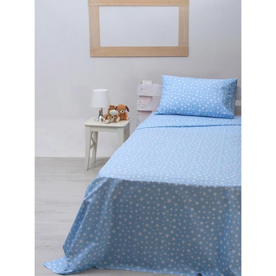 ΠΑΠΛΩΜΑΤΟΘΗΚΗ COTTON FEELINGS 22 BLUE ΜΟΝΗ (170X250)