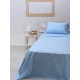ΠΑΠΛΩΜΑΤΟΘΗΚΗ COTTON FEELINGS 22 BLUE ΜΟΝΗ (170X250)