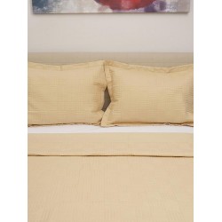 ΚΟΥΒΕΡΛΙ PERCALE ΚΕΝΤΗΤΟ CREAM ΥΠΕΡΔΙΠΛΟ (220X240)