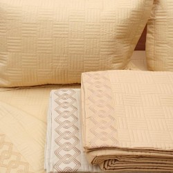 ΚΟΥΒΕΡΛΙ PERCALE ΚΕΝΤΗΤΟ YELLOW ΥΠΕΡΔΙΠΛΟ (220X240)
