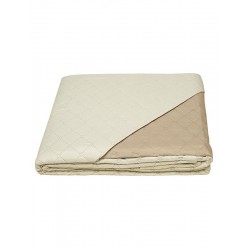 ΚΟΥΒΕΡΛΙ FIBER ECRU/BEIGE ΜΟΝΟ (160X220)
