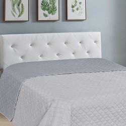 ΚΟΥΒΕΡΛΙ FIBER GREY/DARK GREY ΜΟΝΟ (160X220)