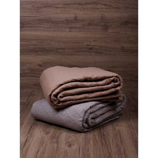 ΚΟΥΒΕΡΛΙ SOLAR BEIGE ΥΠΕΡΔΙΠΛΟ (220X240)