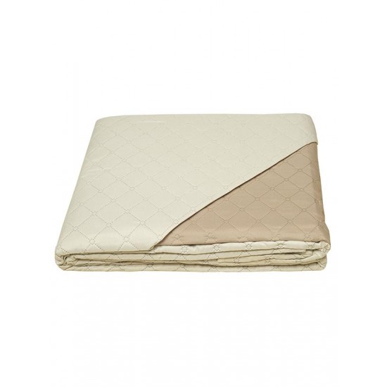 ΚΟΥΒΕΡΛΙ FIBER ECRU/BEIGE KING SIZE (240X250)
