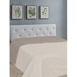 ΚΟΥΒΕΡΛΙ FIBER ECRU/BEIGE KING SIZE (240X250)