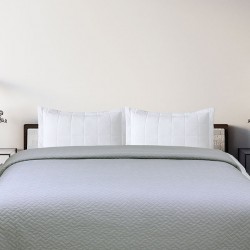 ΚΟΥΒΕΡΛΙ VOIELO DARK GREY ΥΠΕΡΔΙΠΛΟ (220X240)