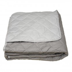 ΚΟΥΒΕΡΛΙ MENTA GREY/DARK GREY ΥΠΕΡΔΙΠΛΟ (220X240)