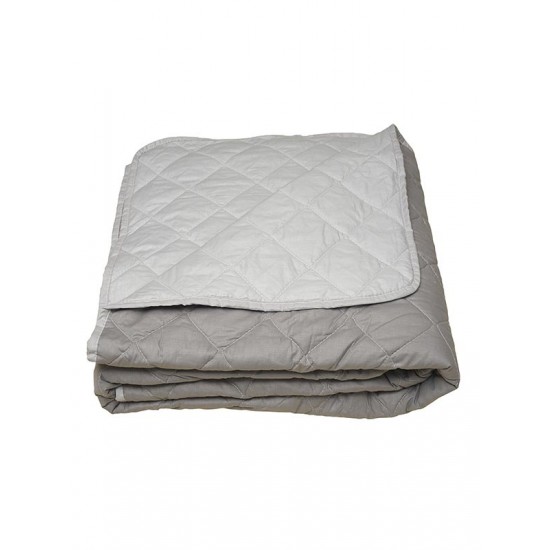 ΚΟΥΒΕΡΛΙ MENTA GREY/DARK GREY ΥΠΕΡΔΙΠΛΟ (220X240)