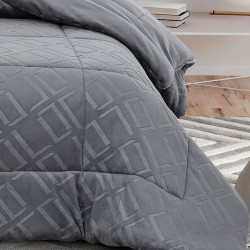 ΚΟΥΒΕΡΤΟΠΑΠΛΩΜΑ KLELIA LIGHT GREY ΥΠΕΡΔΙΠΛΟ (220X240)