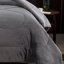 ΚΟΥΒΕΡΤΟΠΑΠΛΩΜΑ CLIO GREY ΥΠΕΡΔΙΠΛΟ (220X240)