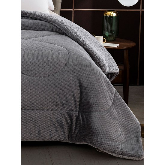 ΚΟΥΒΕΡΤΟΠΑΠΛΩΜΑ CLIO GREY ΥΠΕΡΔΙΠΛΟ (220X240)