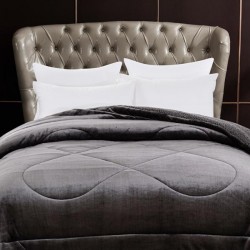 ΚΟΥΒΕΡΤΟΠΑΠΛΩΜΑ CORAL ANTHRACITE ΥΠΕΡΔΙΠΛΟ (220X240)