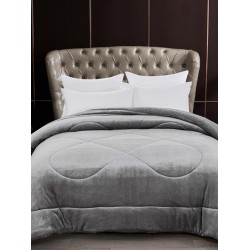 ΚΟΥΒΕΡΤΟΠΑΠΛΩΜΑ CORAL LIGHT GREY ΥΠΕΡΔΙΠΛΟ (220X240)