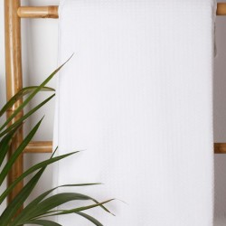 ΚΟΥΒΕΡΤΑ ΠΙΚΕ COTTON WHITE ΥΠΕΡΔΙΠΛΗ (230X265)