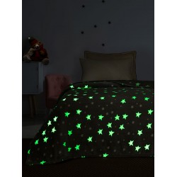 ΚΟΥΒΕΡΤΑ ΦΩΣΦΟΡΙΖΕ ΜΟΝΗ STARS PINK ΜΟΝΗ (160X220)