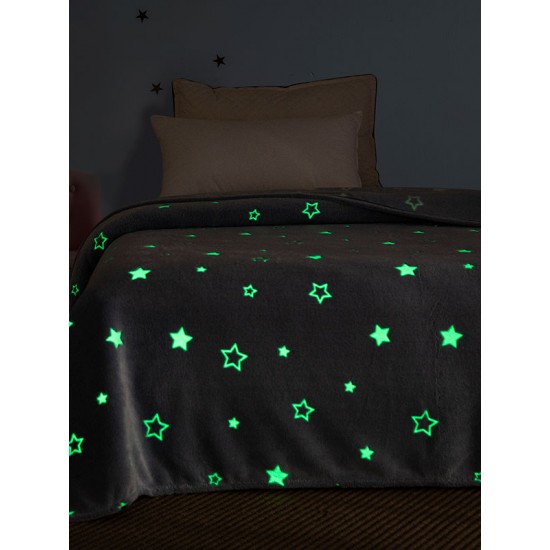 ΚΟΥΒΕΡΤΑ ΦΩΣΦΟΡΙΖΕ ΚΟΥΝΙΑΣ STARS PINK 110X140