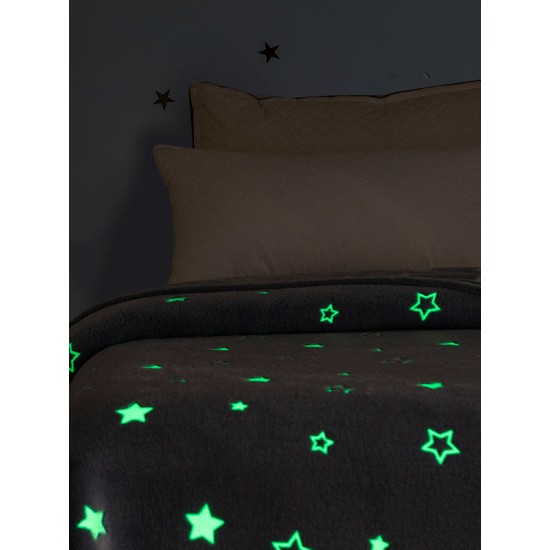 ΚΟΥΒΕΡΤΑ ΦΩΣΦΟΡΙΖΕ ΑΓΚΑΛΙΑΣ STARS BLUE 80X90