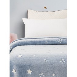 ΚΟΥΒΕΡΤΑ ΦΩΣΦΟΡΙΖΕ ΑΓΚΑΛΙΑΣ STARS BLUE 80X90