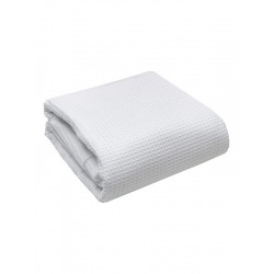 ΚΟΥΒΕΡΤΑ ΠΙΚΕ COTTON WHITE ΜΟΝΗ (165X265)