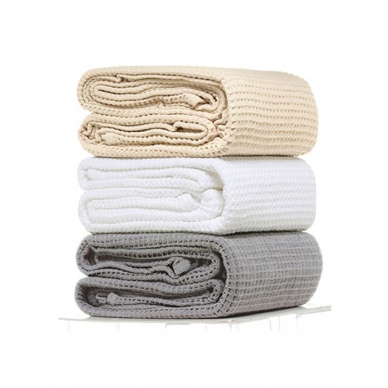ΚΟΥΒΕΡΤΑ ΠΙΚΕ COTTON WHITE ΜΟΝΗ (165X265)