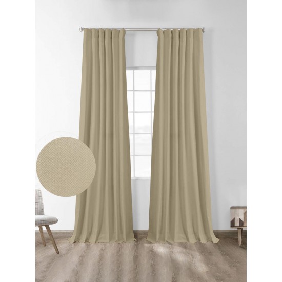 ΚΟΥΡΤΙΝΑ ΜΠΛΑΚΑΟΥΤ FORESTA BEIGE 145X280