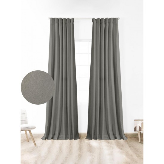 ΚΟΥΡΤΙΝΑ ΜΠΛΑΚΑΟΥΤ LAGO GREY 145×280