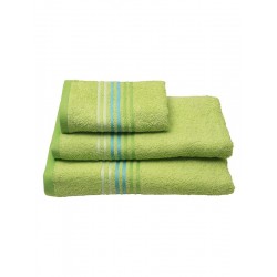ΠΕΤΣΕΤΑ ΠΕΝΙΕ STRIPES GREEN ΠΡΟΣΩΠΟΥ (50X100)