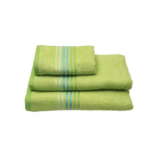 ΠΕΤΣΕΤΑ ΠΕΝΙΕ STRIPES GREEN ΠΡΟΣΩΠΟΥ (50X100)