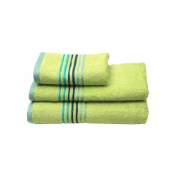 ΠΕΤΣΕΤΑ ΠΕΝΙΕ STRIPES LIGHT GREEN ΠΡΟΣΩΠΟΥ (50X100)