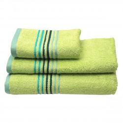 ΠΕΤΣΕΤΑ ΠΕΝΙΕ STRIPES LIGHT GREEN ΠΡΟΣΩΠΟΥ (50X100)