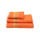 ΠΕΤΣΕΤΑ ΠΕΝΙΕ STRIPES ORANGE ΠΡΟΣΩΠΟΥ (50X100)
