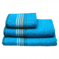ΠΕΤΣΕΤΑ ΠΕΝΙΕ STRIPES TURQUOISE ΠΡΟΣΩΠΟΥ (50X100)