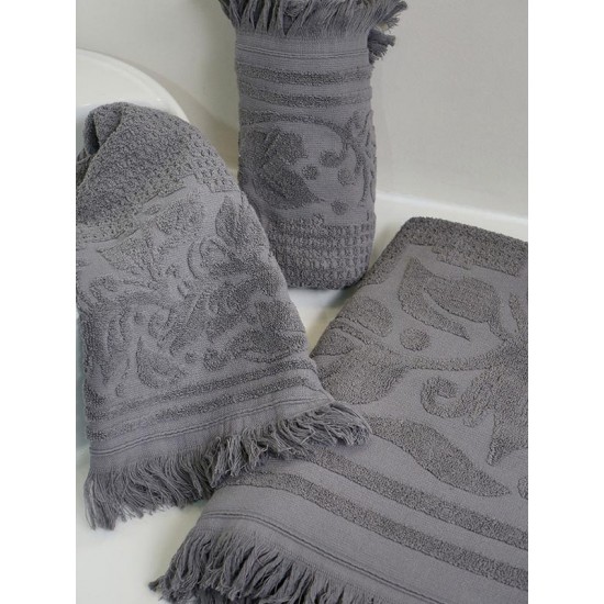 ΠΕΤΣΕΤΑ ΚΡΟΣΙ 5 DARK GREY ΜΠΑΝΙΟΥ (80X150)