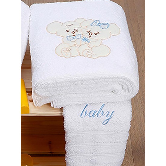 ΣΕΤ ΠΕΤΣΕΤΕΣ ΚΕΝΤΗΤΕΣ COUPLE 06 WHITE/BLUE