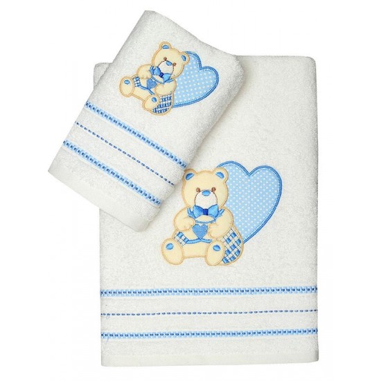 ΣΕΤ ΠΕΤΣΕΤΕΣ ΚΕΝΤΗΤΕΣ HEART 01 BLUE