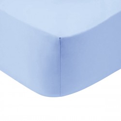 ΚΑΤΩΣΕΝΤΟΝΟ COTTON FEELINGS ΜΕ ΛΑΣΤΙΧΟ 103 LIGHT BLUE ΜΟΝΟ (100X200+30)